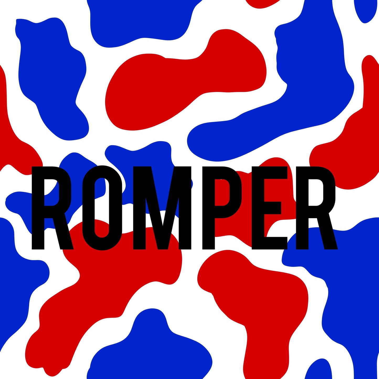 USA Cow Romper