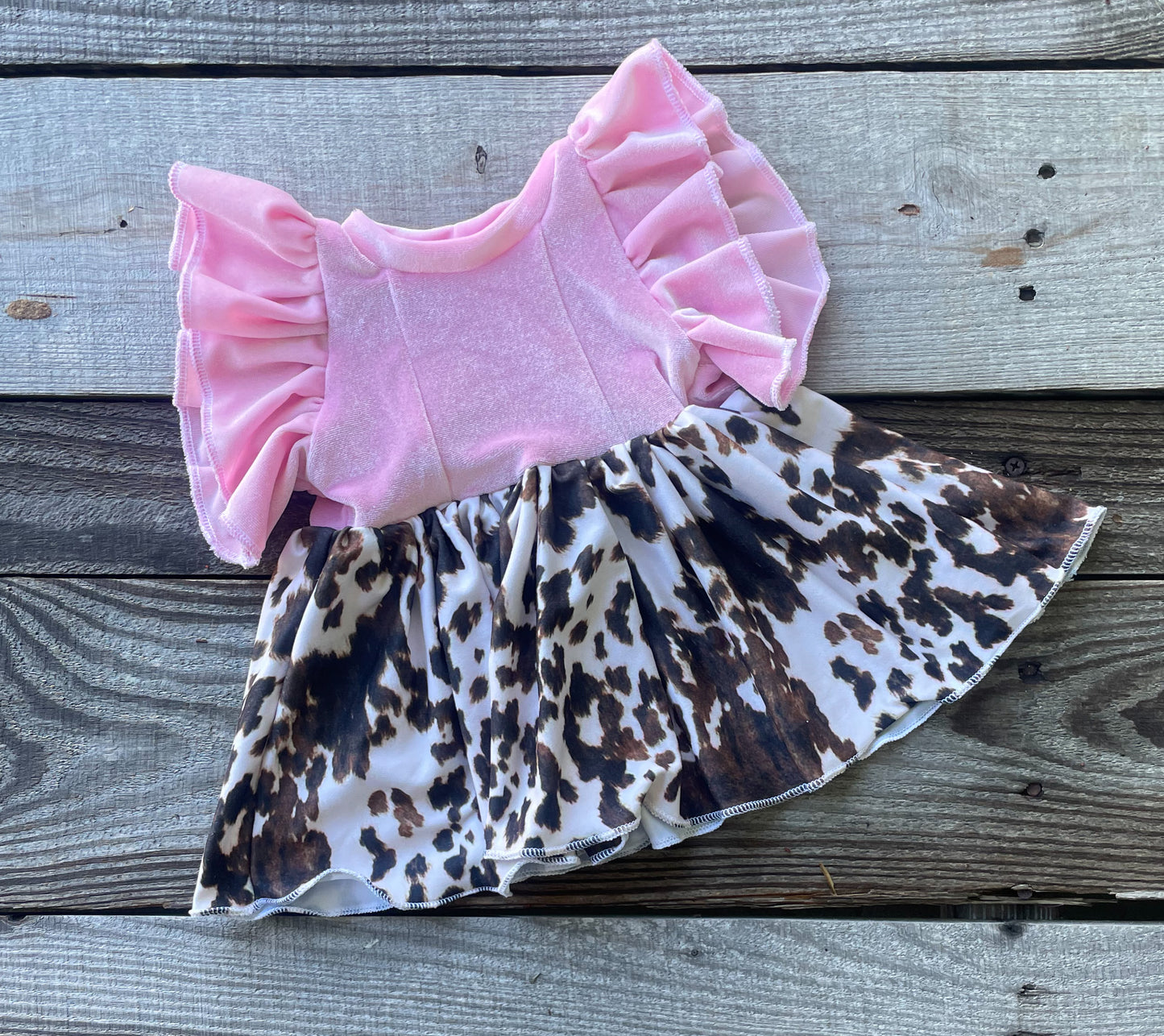 Pink Cowhide Top