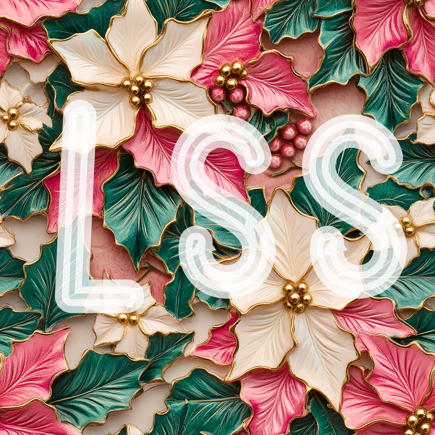 Gold Tipped Poinsettias FLASH Pre-order