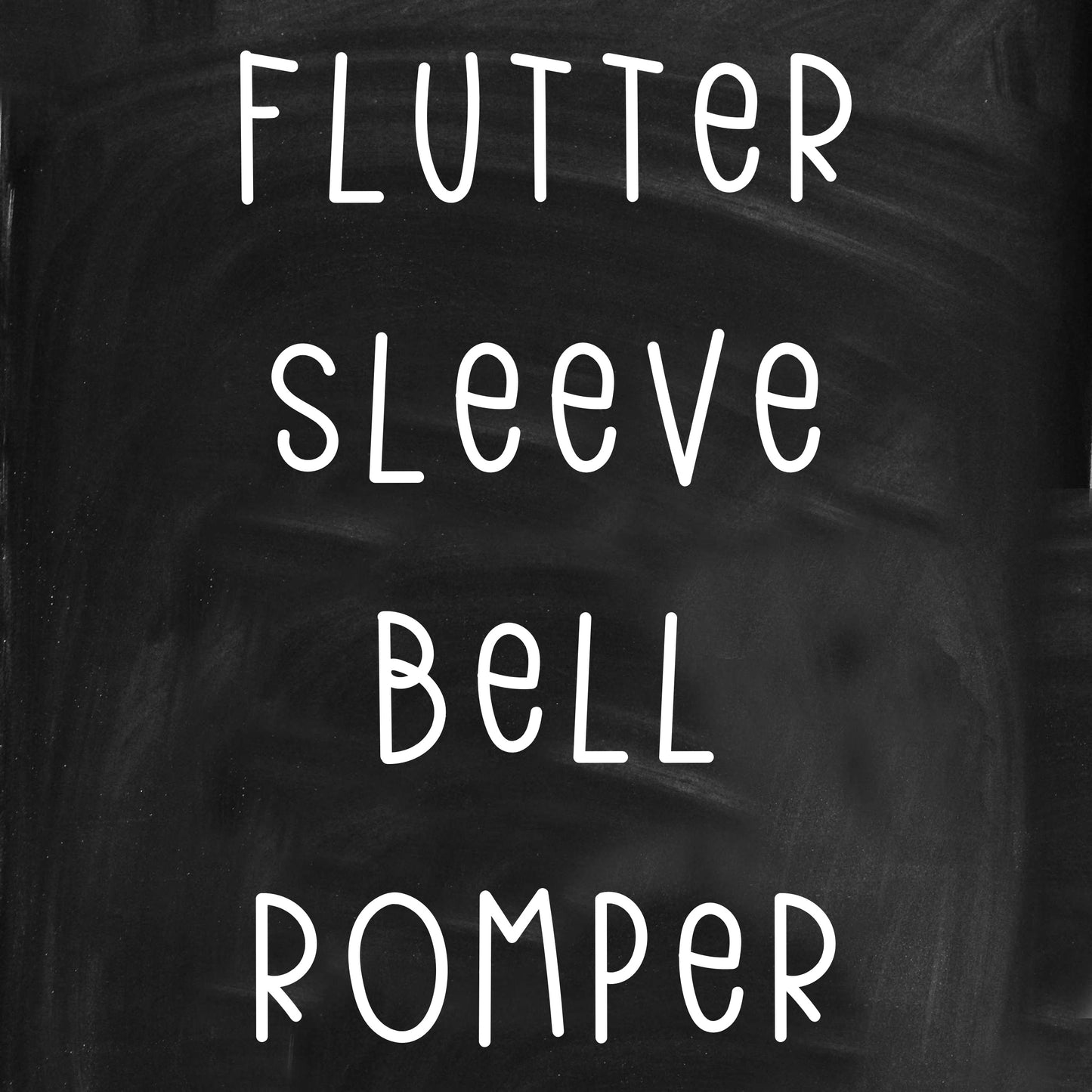 New Style-Flutter Sleeve Bell Romper
