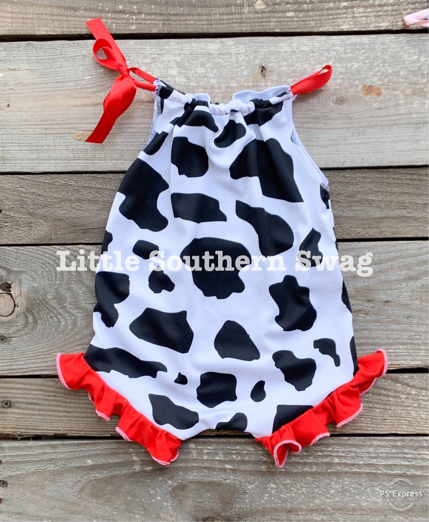 Cow Shortie Romper