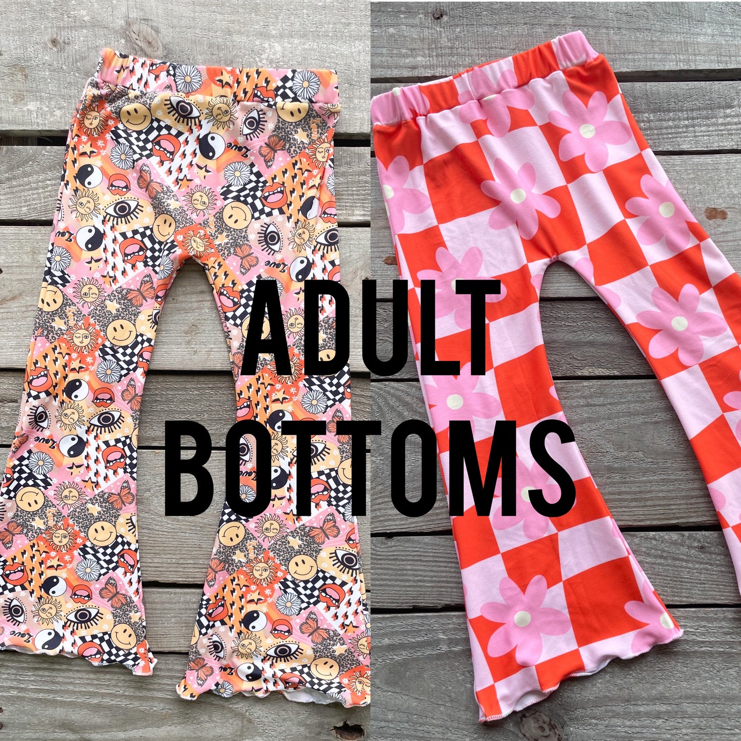 Groovy/Peace Adult Bottoms