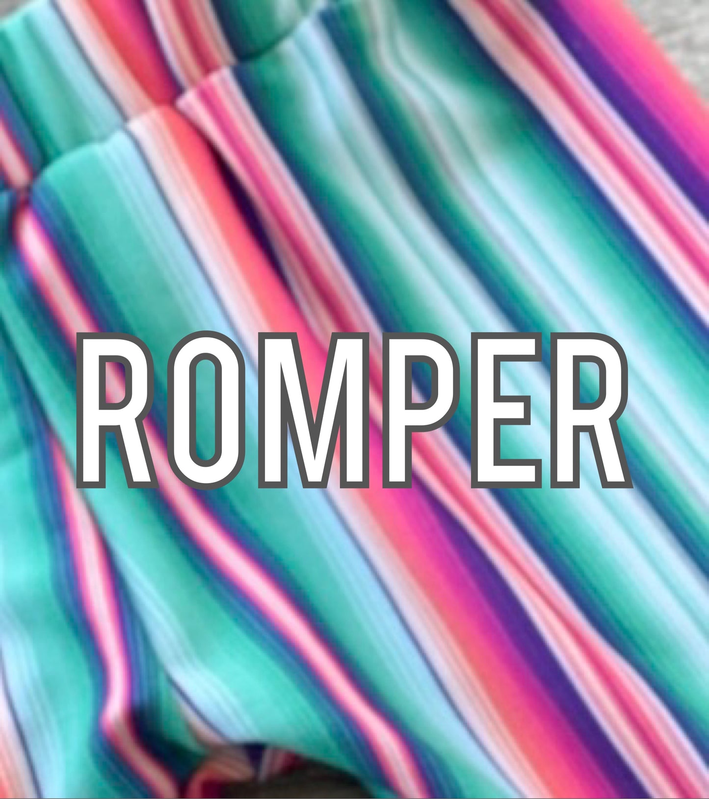 Serape 22 Romper