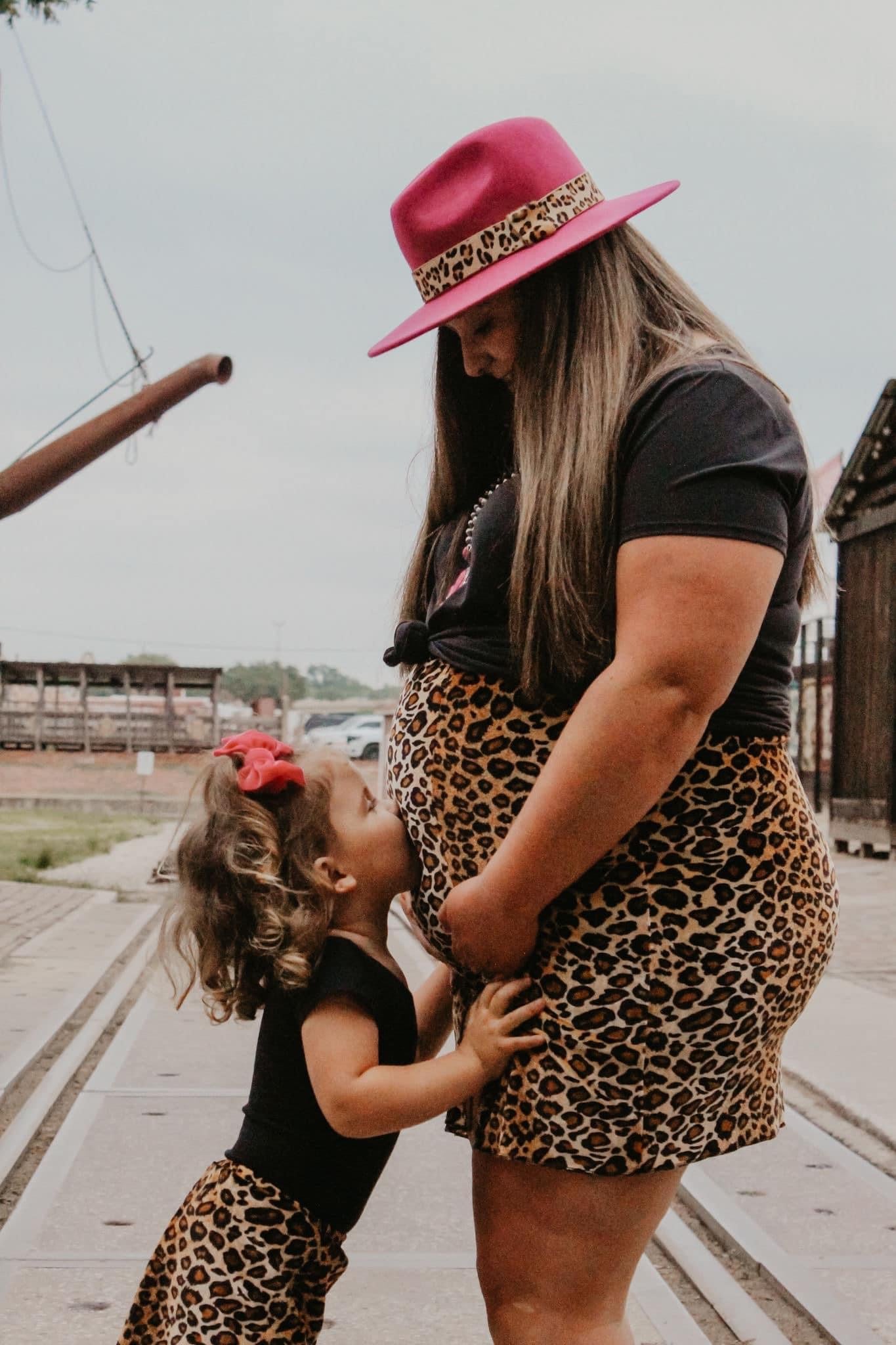 Kids Leopard Velvet Skirt