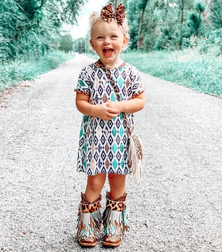 Aztec Swag T-shirt Dresses