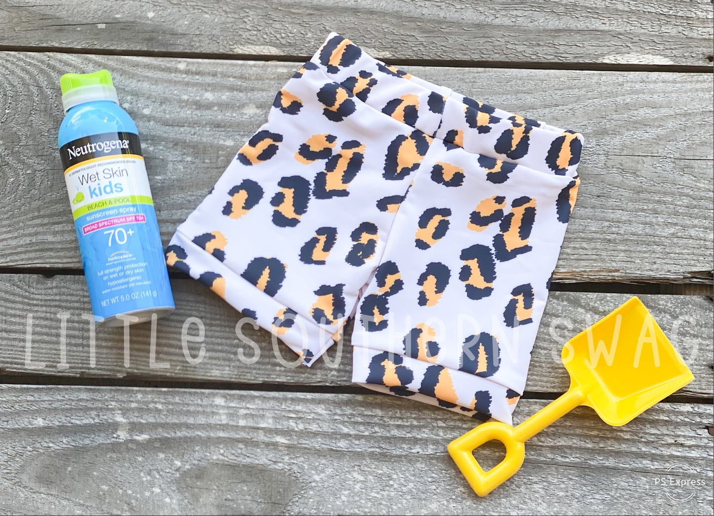 Sunny Leopard Boy Swim Bottoms - Little Southern Swag