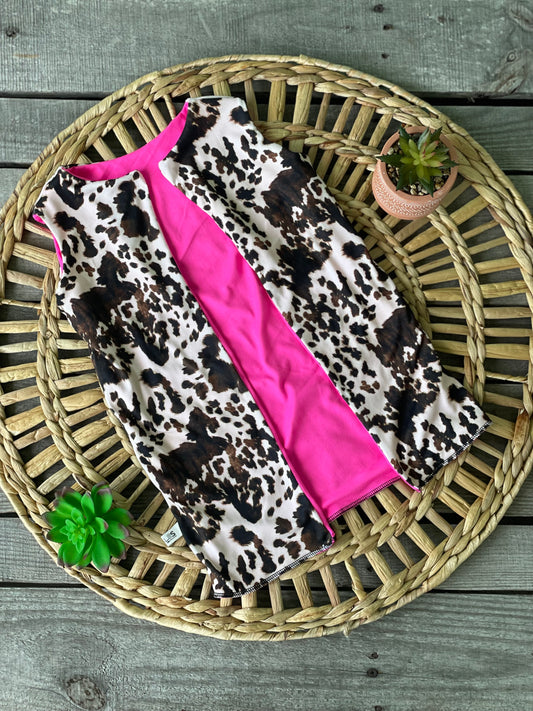 Barbie Cowhide Reversible Duster