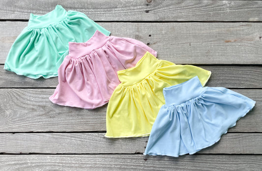 Swaiter Skirt-Solid Spring Colors