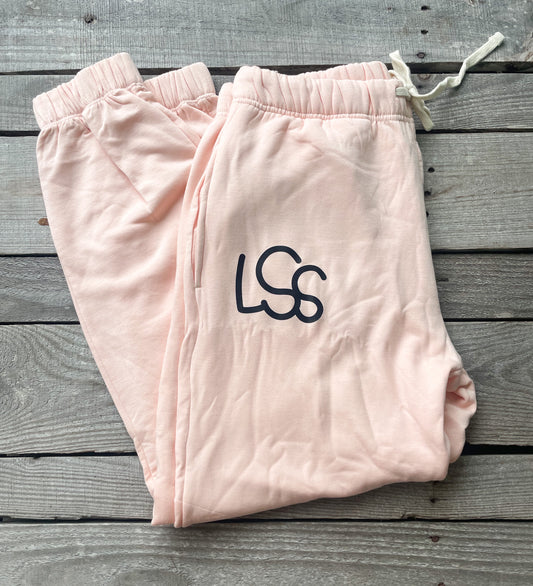 Peach Lined Adult Joggers
