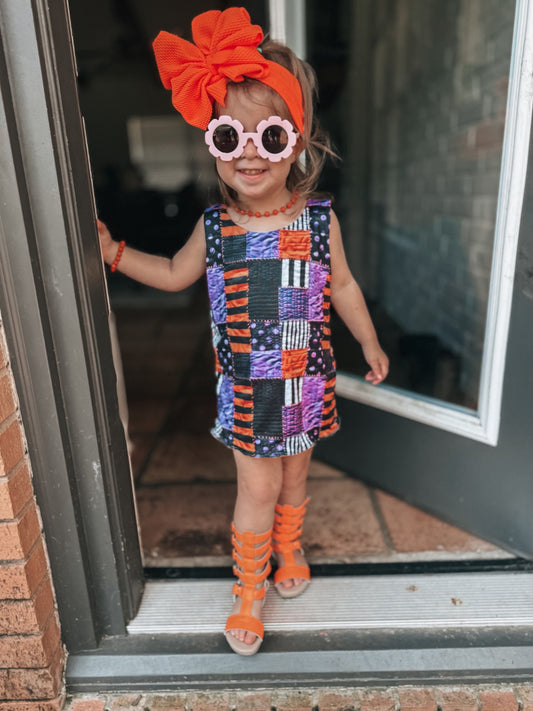 Purple Patches Reversible Dress