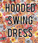 Hooded Swing Dress Hall-o-hippie