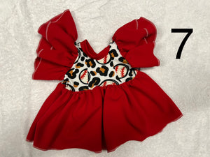 BASEBALL LEOPARD - SWAG PEPLUM