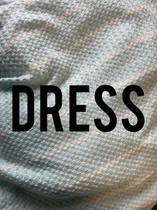 Baby Blue Waffle Lines Dress
