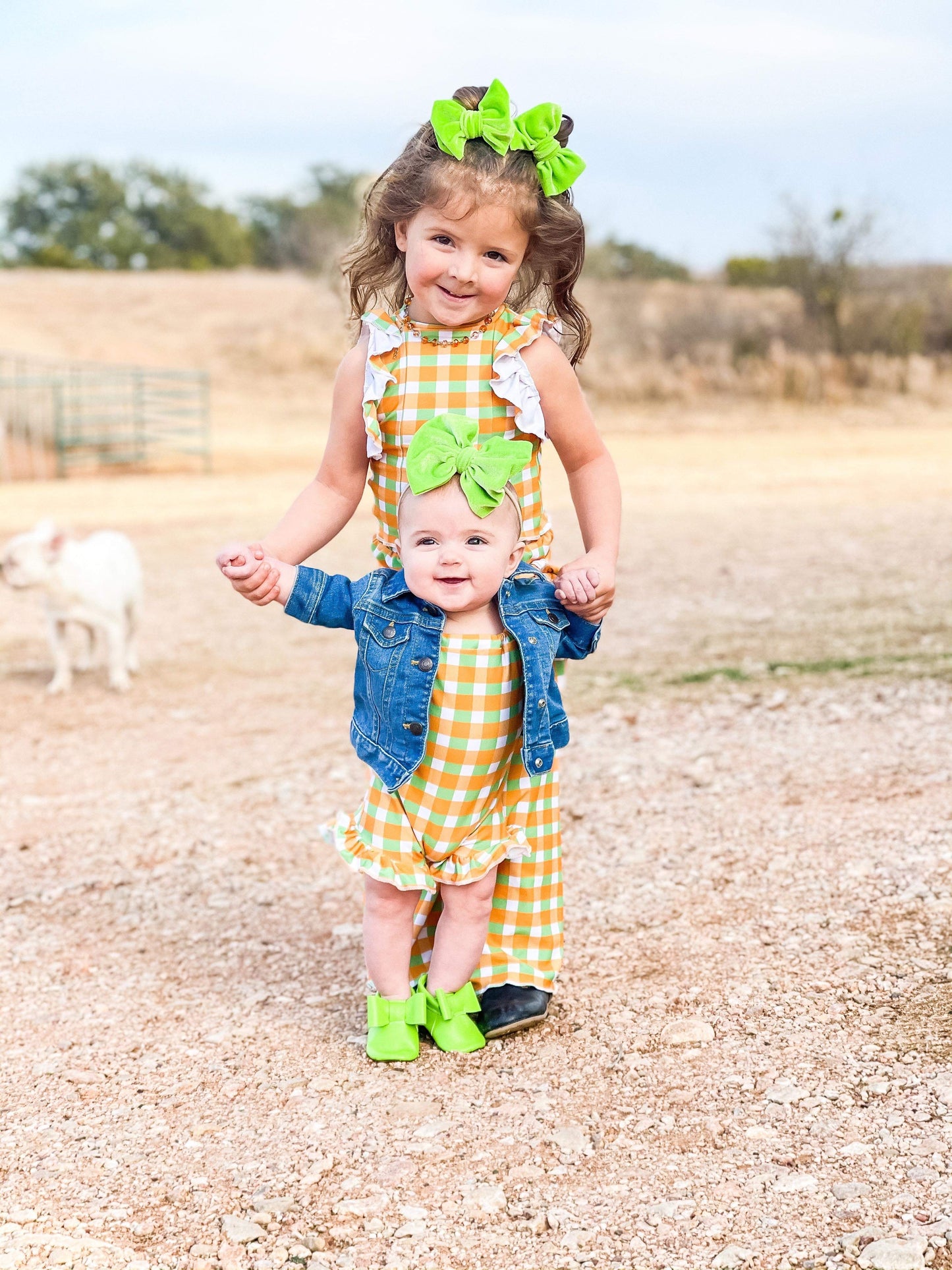 Easter Plaid Romper
