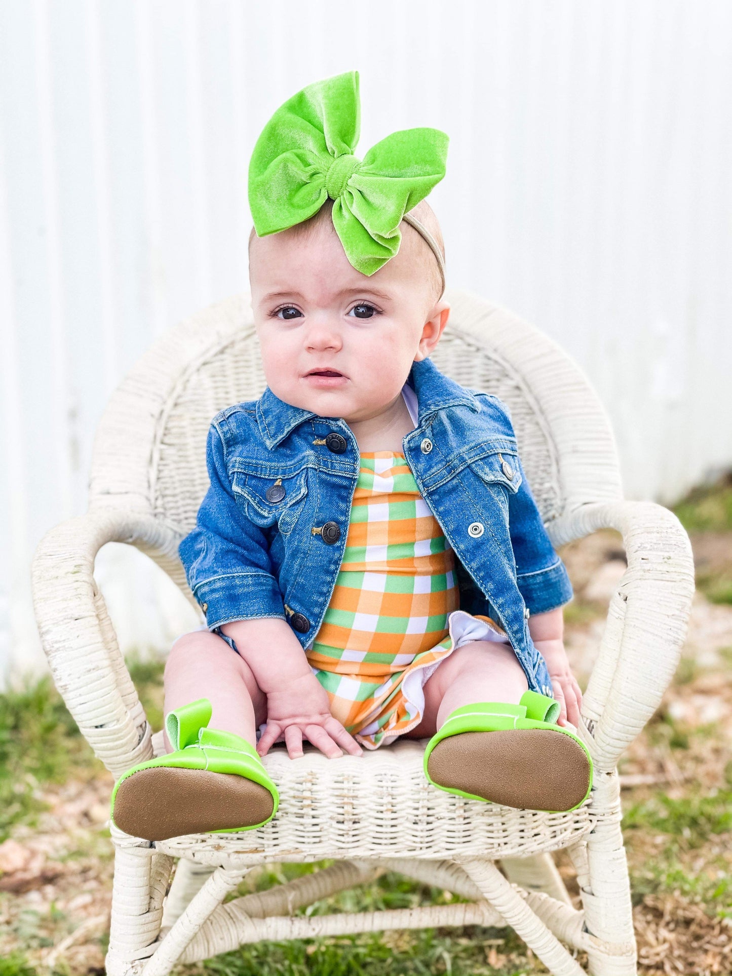 Easter Plaid Romper