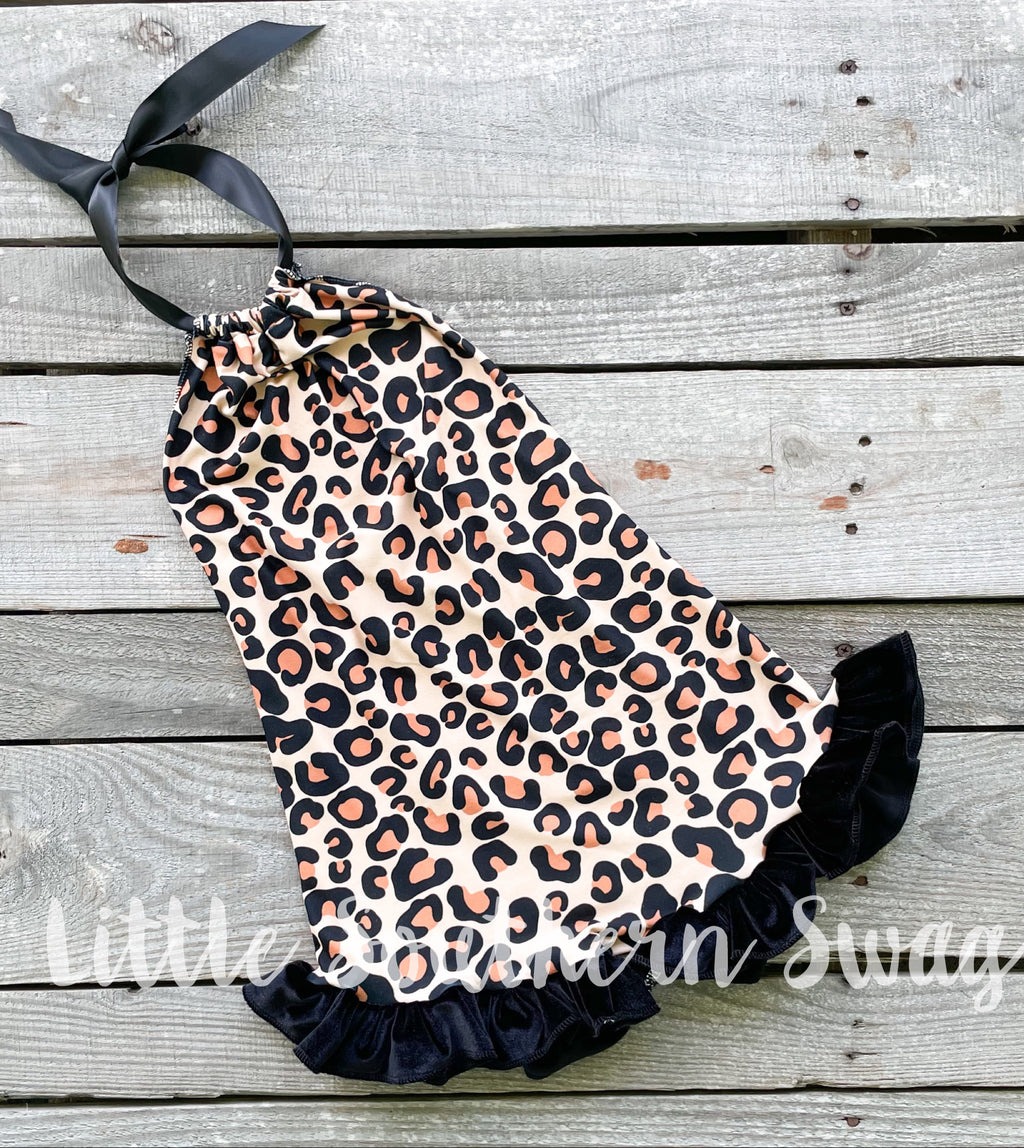 Simple Leopard Romper